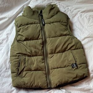 Little Bipsy Kids Green Puffer Vest